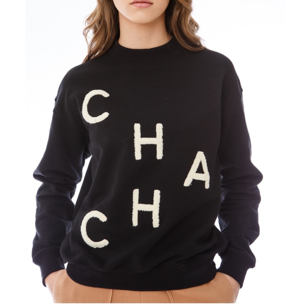 Ellandemm CHA CHA Mock Crewneck Sweatshirt